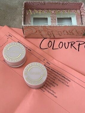 ColourPop AMOREAUX Glitterally Obsessed GAZE & IN YOUR EYES mini DUO nib
